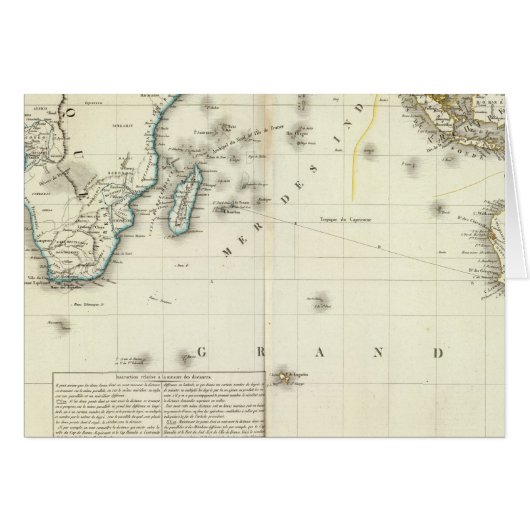 Indian Ocean Atlas Map Cards (Front Horizontal)
