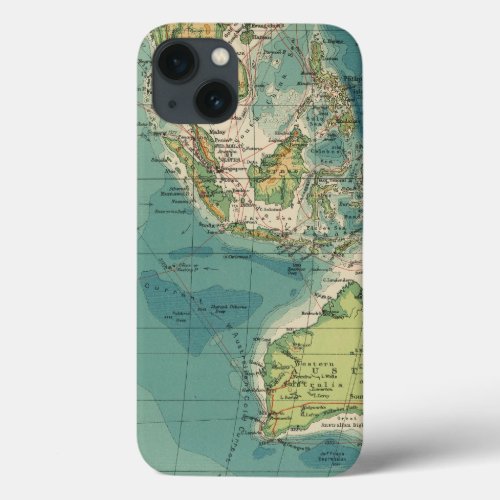 Indian Ocean cables wireless stations iPhone 13 Case