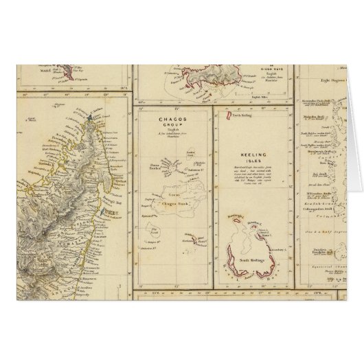 Indian Ocean Islands Cards (Front Horizontal)