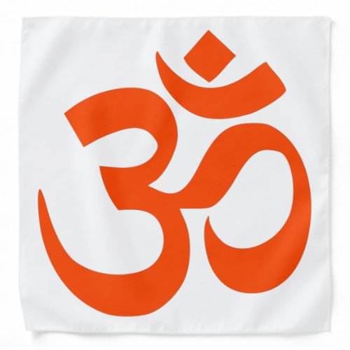 Indian Om Symbol Bandana