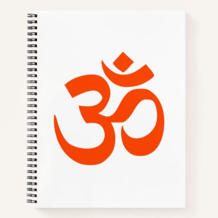 Indian Om Symbol Notebook