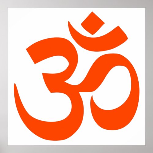 Indian Om Symbol Poster