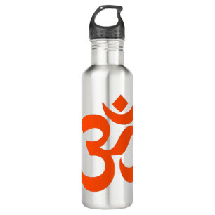 Indian Om Symbol Stainless Steel Water Bottle