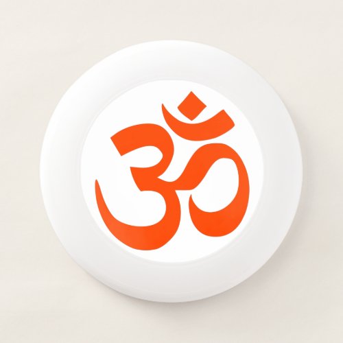 Indian Om Symbol Wham_O Frisbee