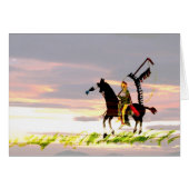 Indian on Horseback (Front Horizontal)