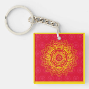 Indian ornament keychain