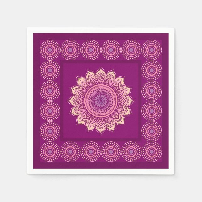 Indian ornament napkins (Front)