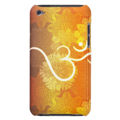 Indian ornament pattern with ohm symbol barely there iPod case