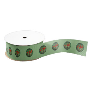 Indian Paintbrush Painting - Original Flower Art Grosgrain Ribbon
