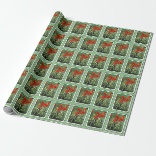 Indian Paintbrush Painting - Original Flower Art Wrapping Paper