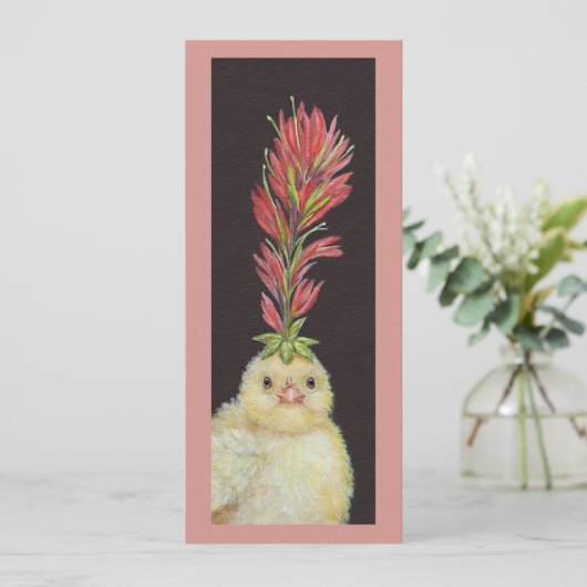 Indian Paintbrush Peep flat card (Standing Front)