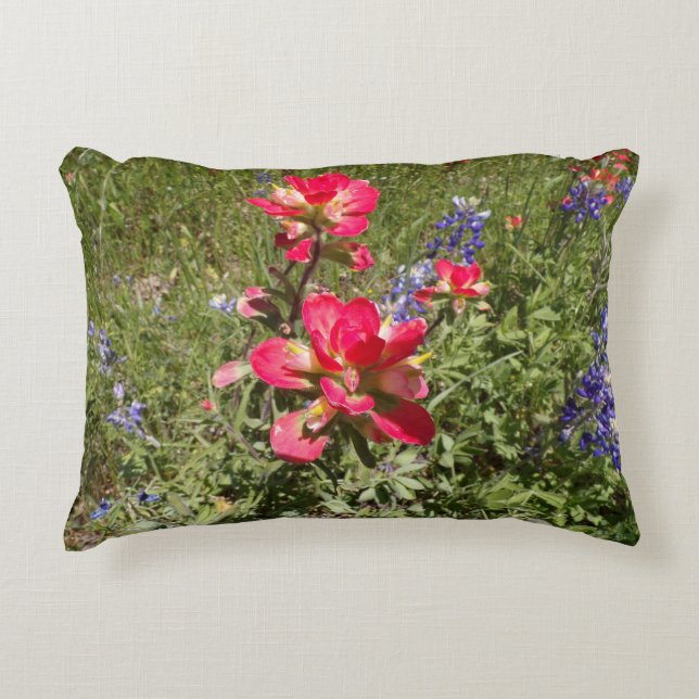 Indian Paintbrush Pillow (Front)