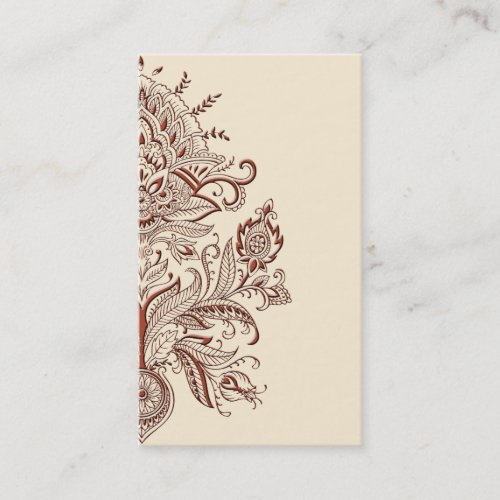 Indian Paisley _ Business Card