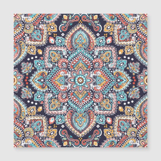 Indian Paisley: Ethnic Mandala Pattern (Front)