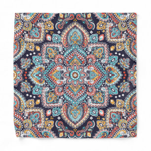 Indian Paisley: Ethnic Mandala Pattern Bandana