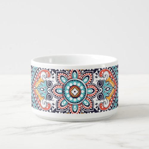 Indian Paisley Ethnic Mandala Pattern Bowl