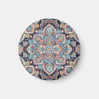Indian Paisley: Ethnic Mandala Pattern Magnet