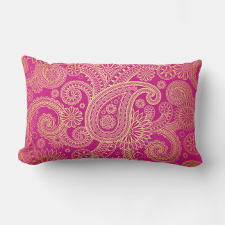 Indian Paisley Lumbar Pillow