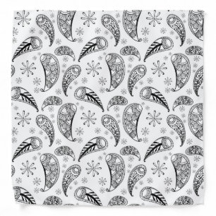 Indian Paisley Pattern Mankolam Bandana