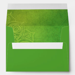 Indian Paisley Wedding Invitation Envelope