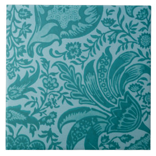 Indian Pattern (by William Morris) Ceramic Tile