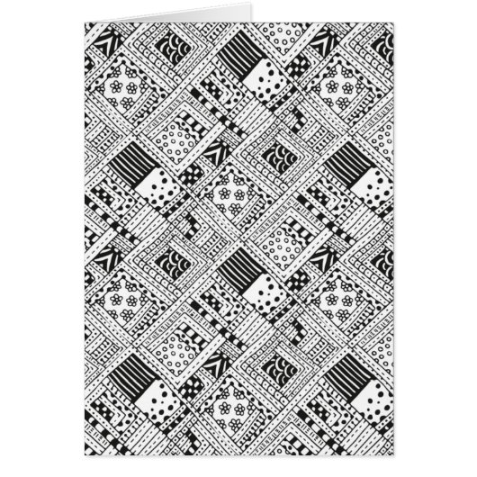 Indian Pattern Doodle Cards (Front)