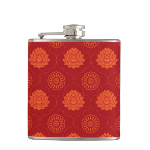 Indian Pattern Hip Flask