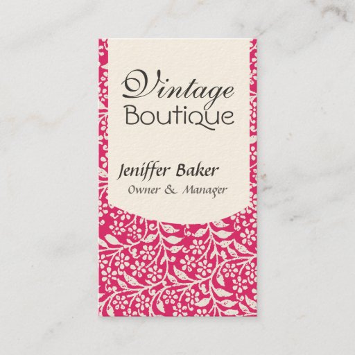 Customizable Elegant  Decorated Floral Business Card Templates