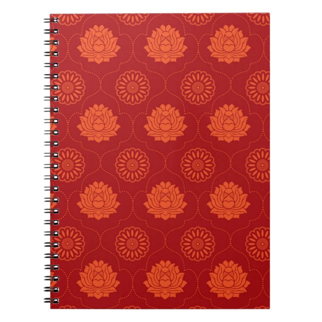 Indian Pattern Notebook (Front)