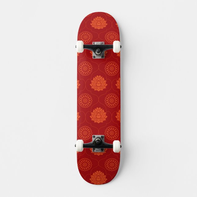 Indian Pattern Skateboard Deck (Front)