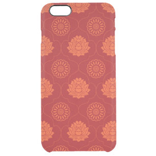 Indian Pattern Clear iPhone 6 Plus Case