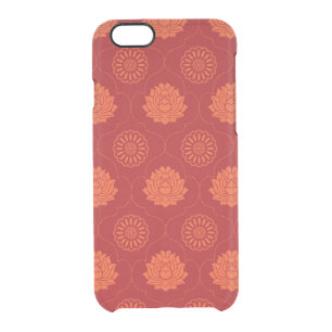 Indian Pattern Clear iPhone 6/6S Case