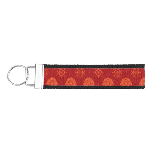 Indian Pattern Wrist Keychain (Keys on Left)