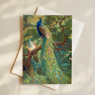 Indian Peafowl Charles Robert Knight Card