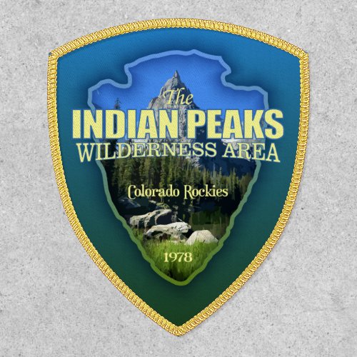 Indian Peaks WA arrowhead Fleece Blanket Patch