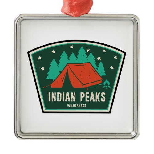 Indian Peaks Wilderness Colorado Camping Metal Ornament