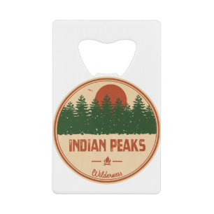 Indian Peaks Wilderness Colorado Credit Card Bottle Opener