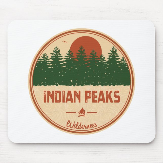 Indian Peaks Wilderness Colorado Mouse Pad (Front)