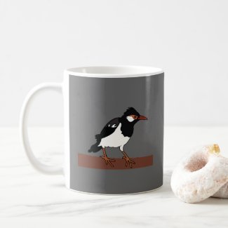 Indian Pied Myna Bird Art