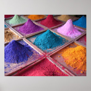 Indian Pigments Poster