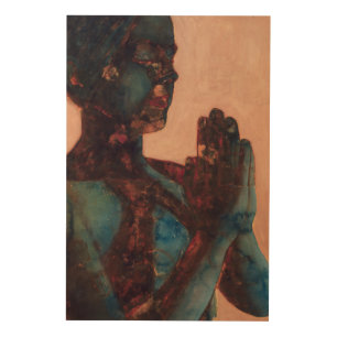 Indian Prayer Wood Wall Art