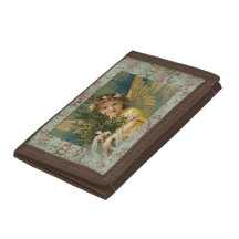 INDIAN PRINT AND ANGEL NYLON WALLET FOR GIRLS