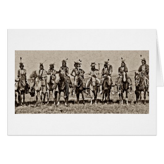 Indian Reception of President Chester A. Arthur Cards (Front Horizontal)