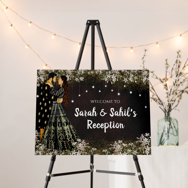 Indian Reception sign & Indian Reception Welcome (In Situ (Stand))