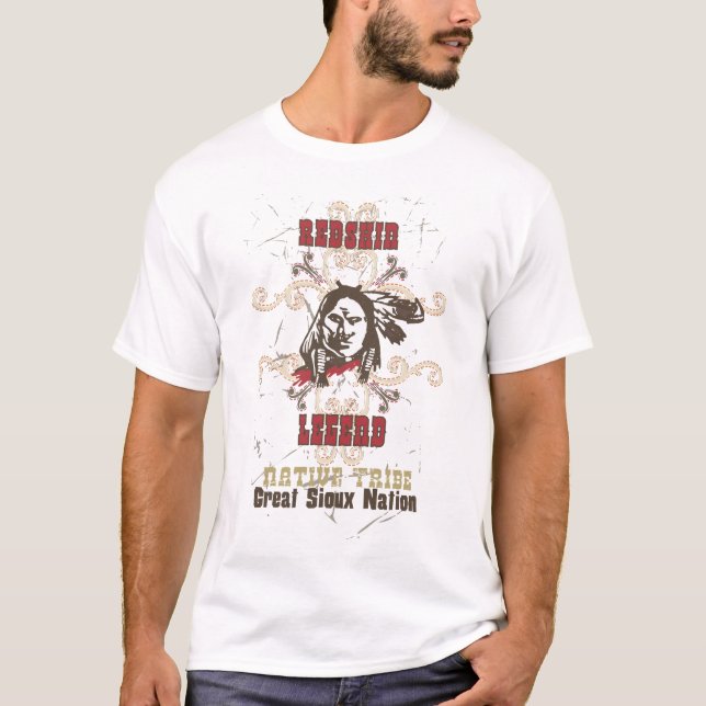 Indian Redskin  Legend T-Shirt (Front)