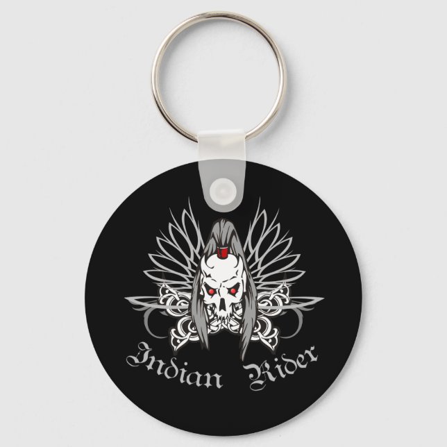 Indian Rider Keychain (Front)