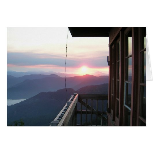 Indian Ridge Fire Lookout Cards (Front Horizontal)
