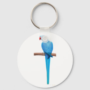Indian Ringneck Parakeet Keychain
