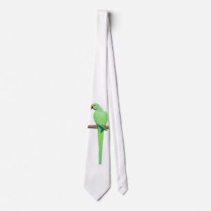 Indian Ringneck Parakeet Tie
