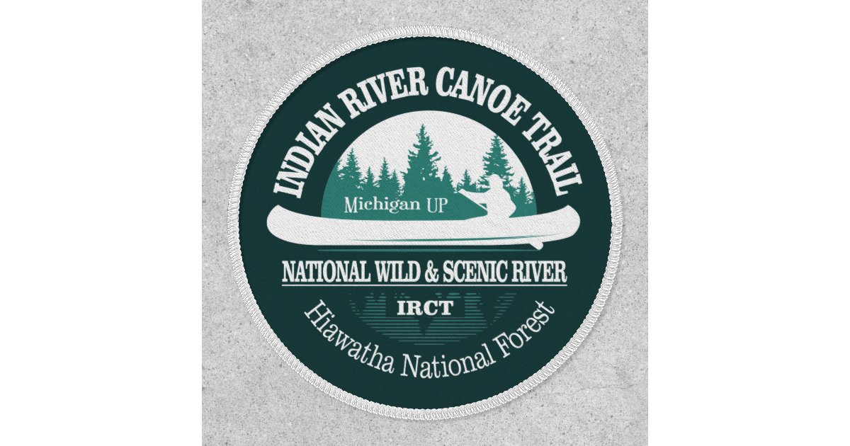 Indian River Canoe Trail (CT) Patch | Zazzle